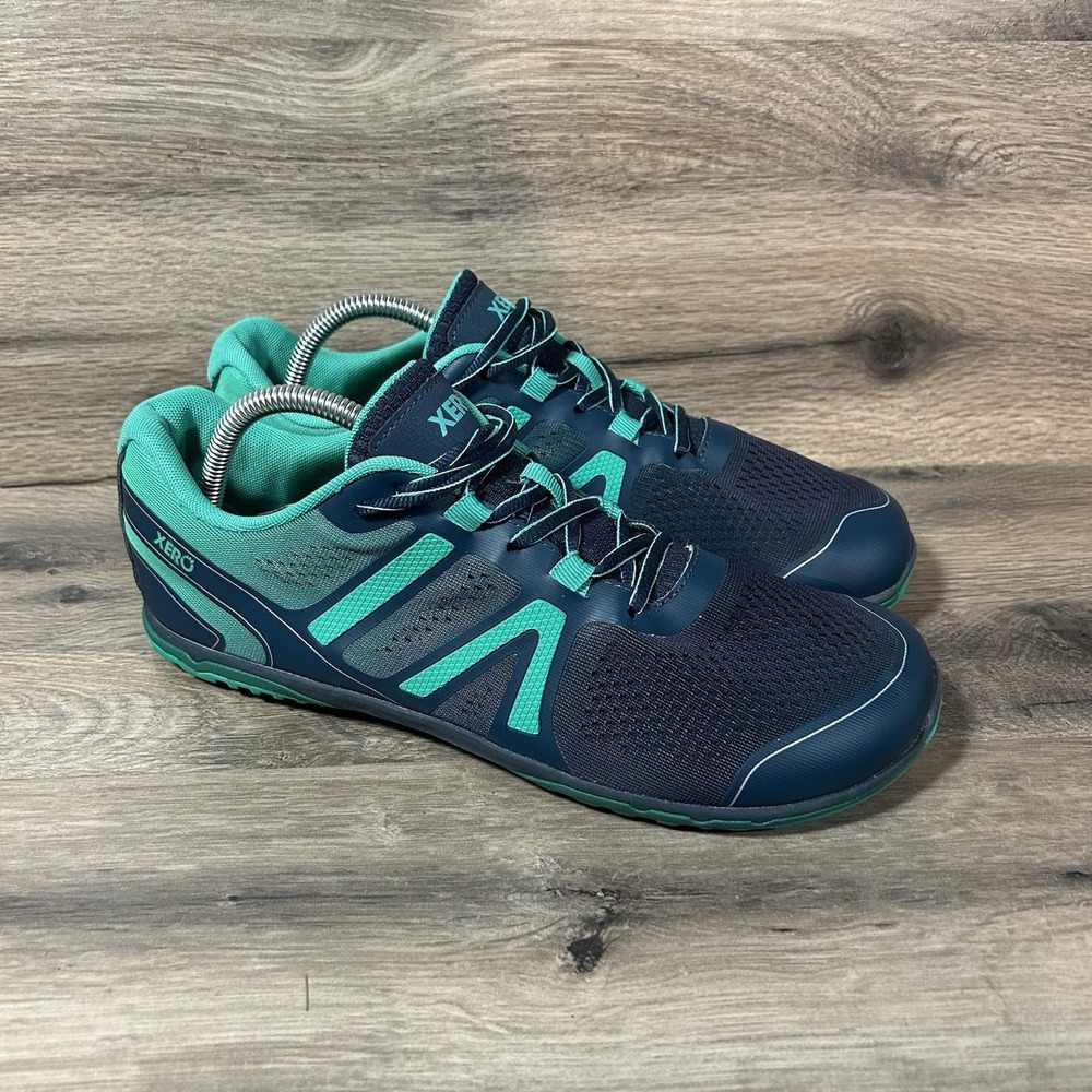 XERO HFS II Shoes Barefoot Minimalist Sneakers Reflecting Pond Womens Size 7.5